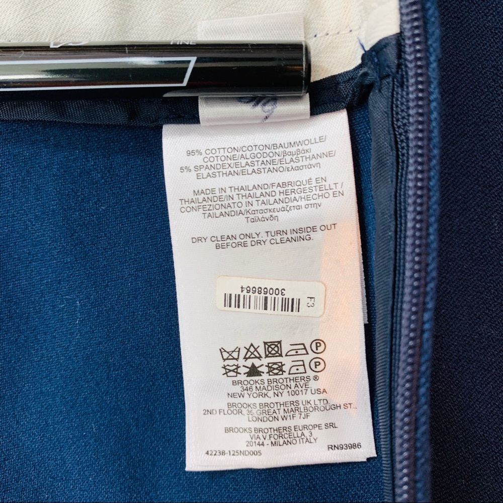 Brooks Brothers / Blue Pleated Dress Pants - Picture 5 of 8